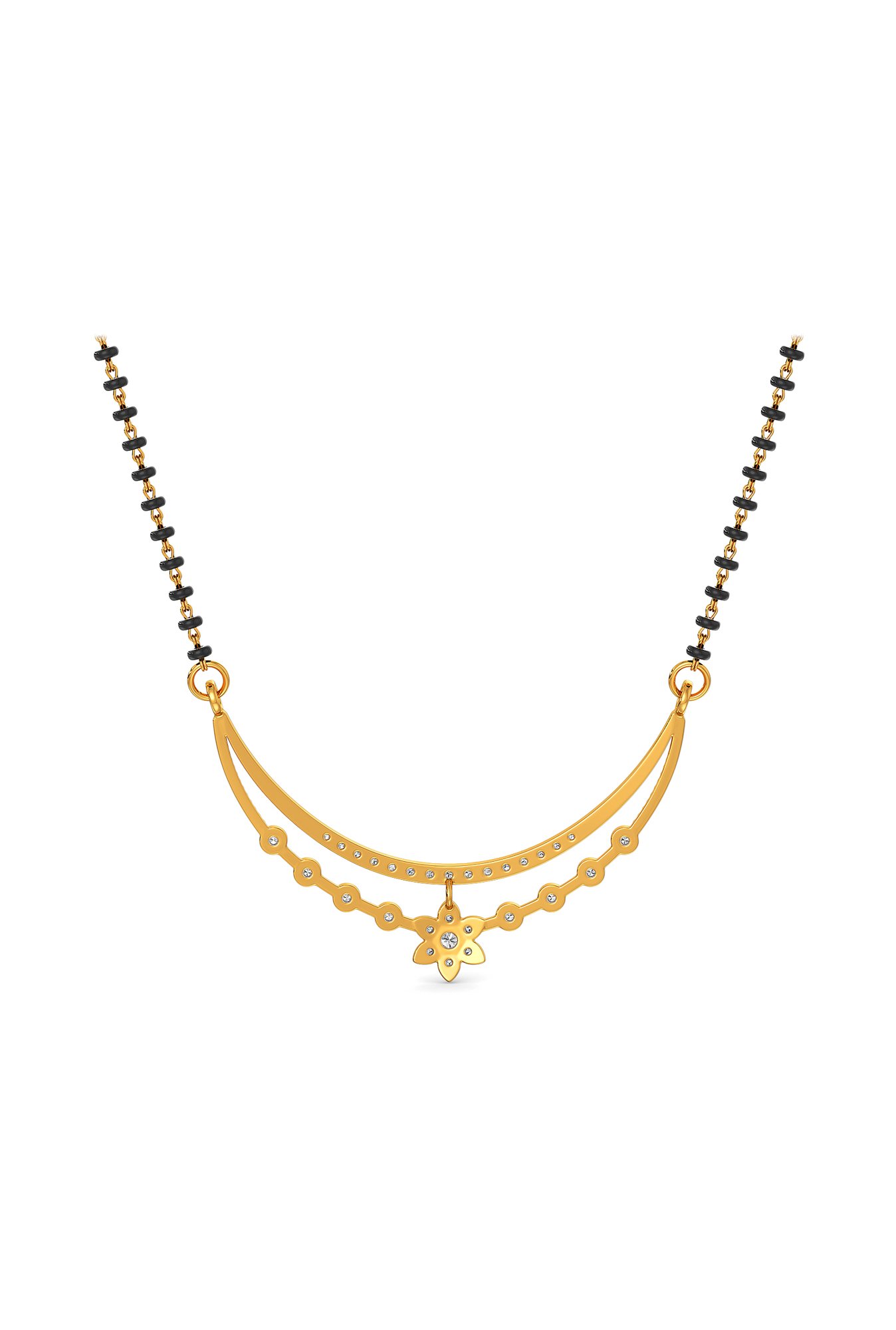 Waman Hari Pethe Jewellers 18k Gold & Diamond Mangalsutra for Women