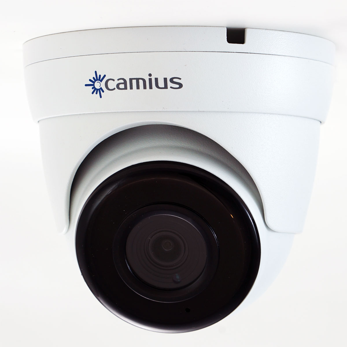 Camius 5MP PoE IP Dome Security Camera with Audio (built-in microphone), Wide view 2.8mm Lens, 30-100ft Night Vision, Onvif, Wired Ethernet, PC, Mac software, Web-Browser, Camera app View - Iris528A