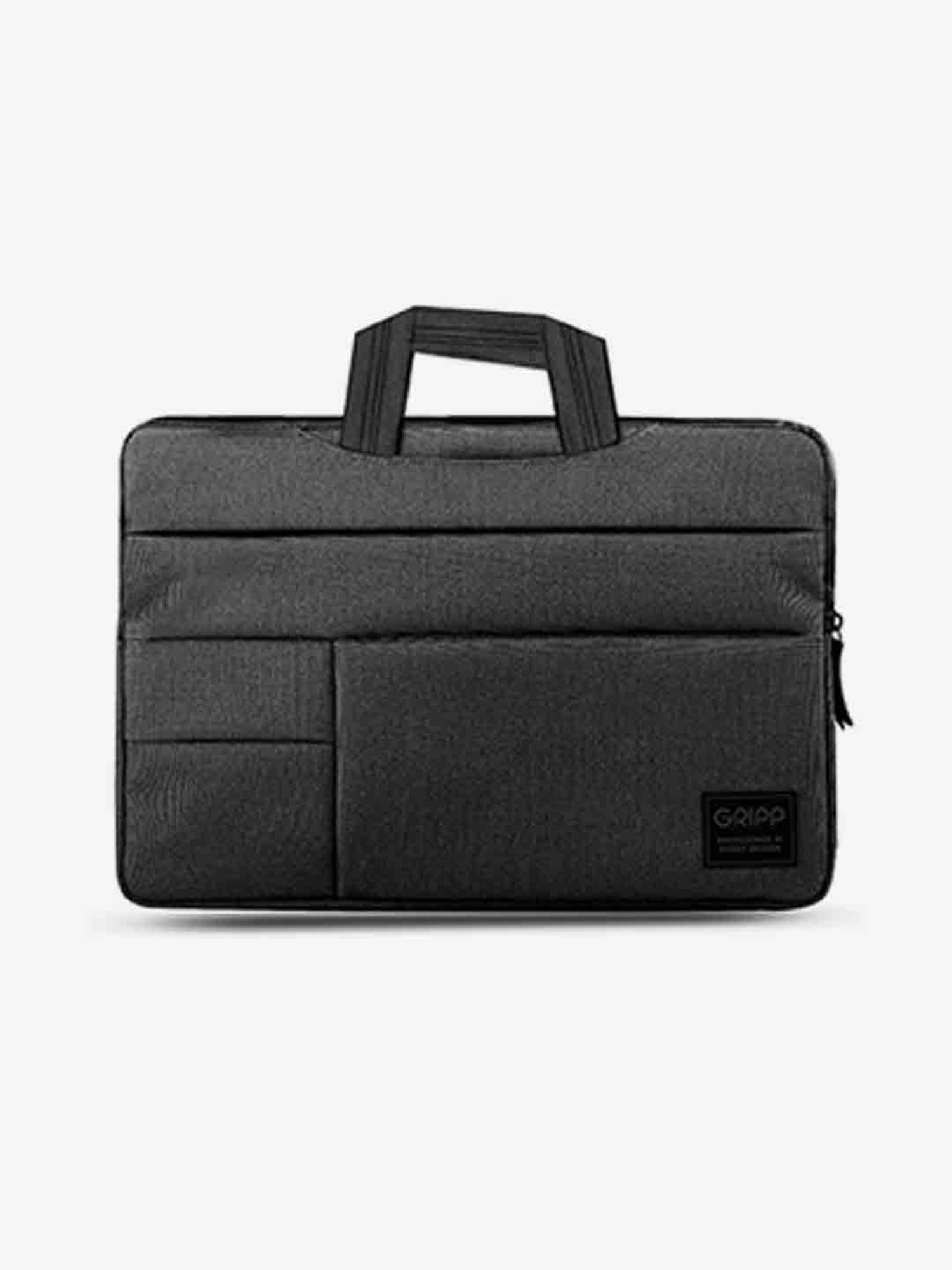 GRIPP Cavalier Laptop Sleeve and Padded Messenger Shoulder Bag 16 Inch (Black)