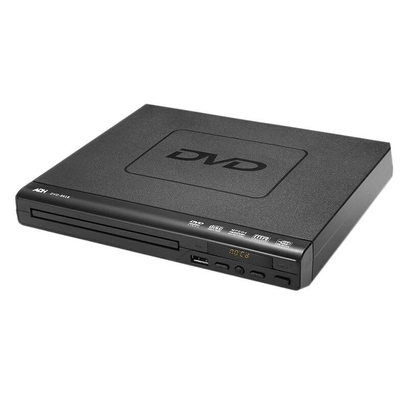 Portable DVD Player for TV Support USB Port Compact Multi Region DVD/SVCD/CD/Disc Player with Remote Control, Not Support HD