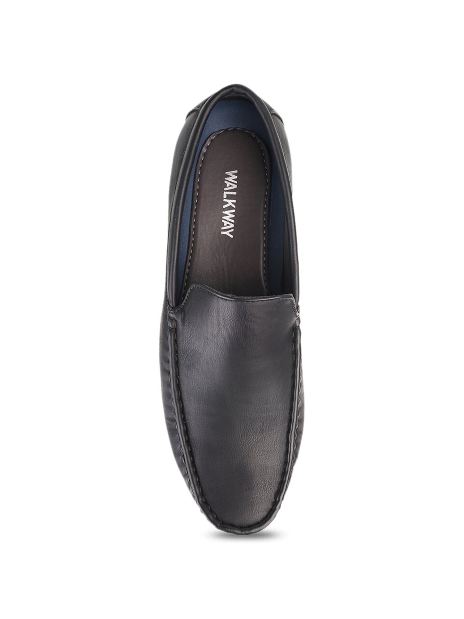 Walkway Men's Black Casual Loafers
