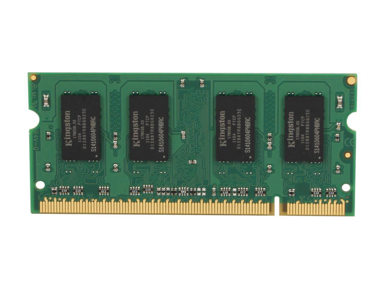 Kingston ValueRAM 1GB 200-Pin DDR2 SO-DIMM DDR2 533 (PC2 4200) Laptop Memory Model KVR533D2S4/1G