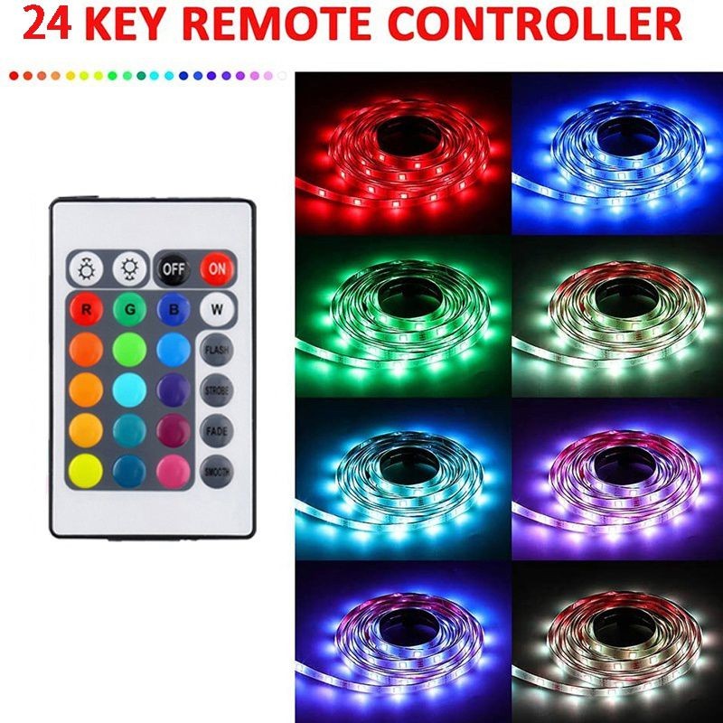 15M Waterproof Led Strip Lights Flexible Color Changing RGB Light Strips for Home Party DIY Decoration EU Plug