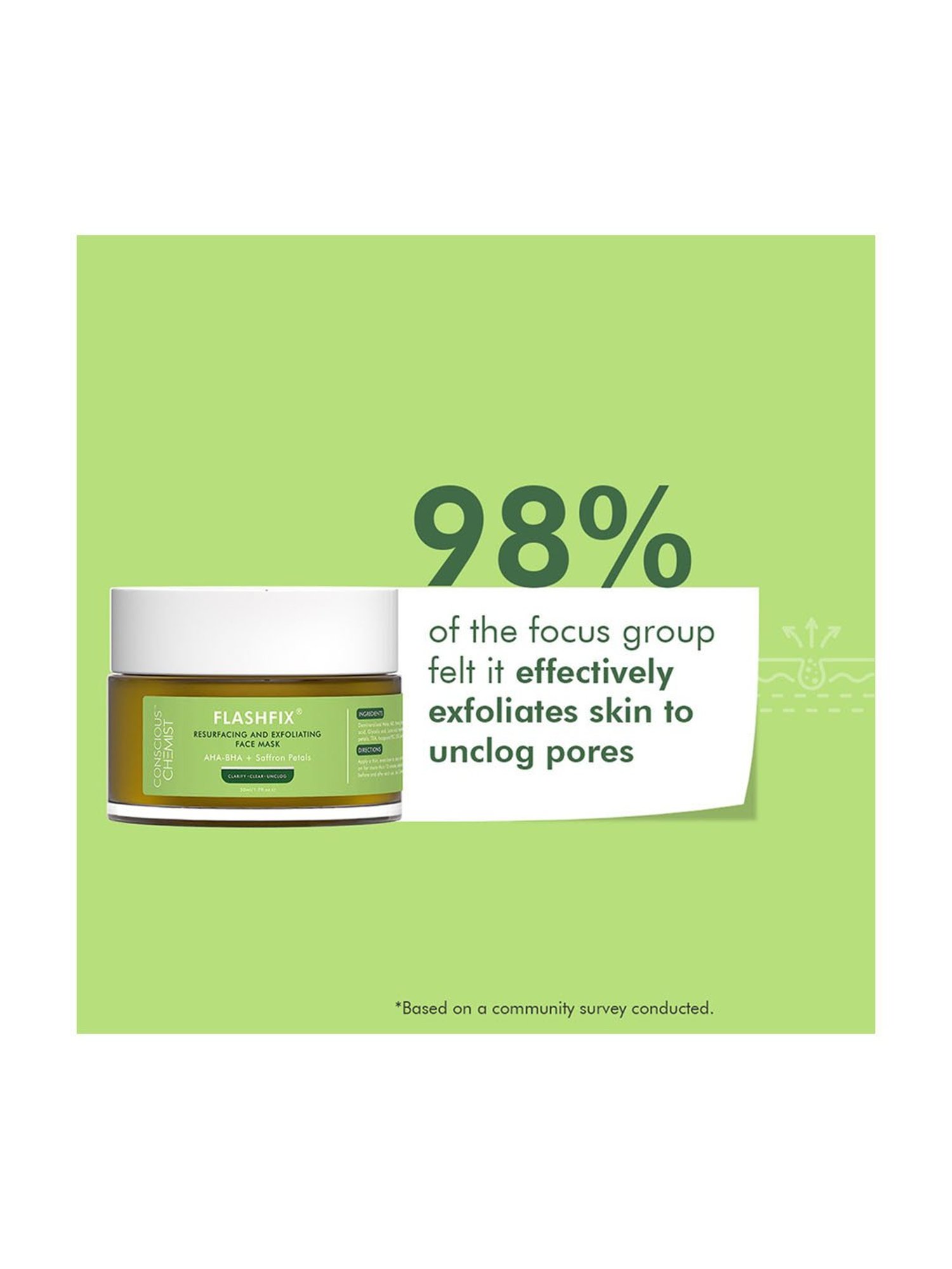 Conscious Chemist Radiance & Exfoliating De-Tan Face Mask Set (Set of 2)