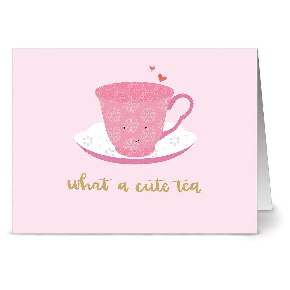 72 Note Cards - Punny Love - Blank Cards - Kraft Envelopes Included