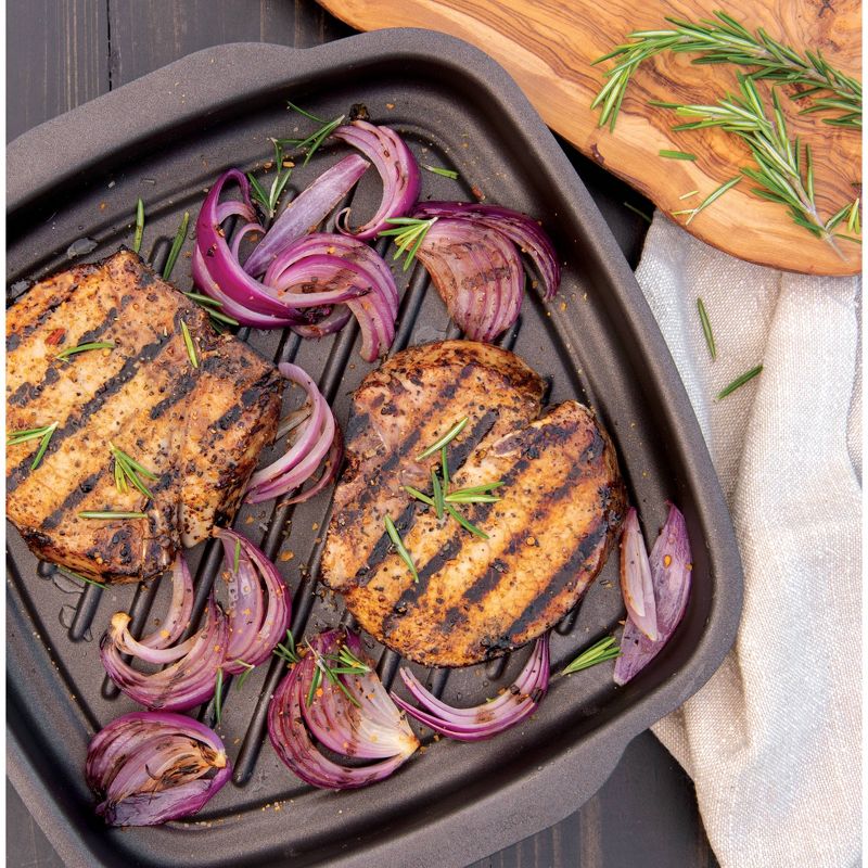 Anolon Nouvelle Copper Luxe Hard-Anodized Nonstick Skillet Twin Pack