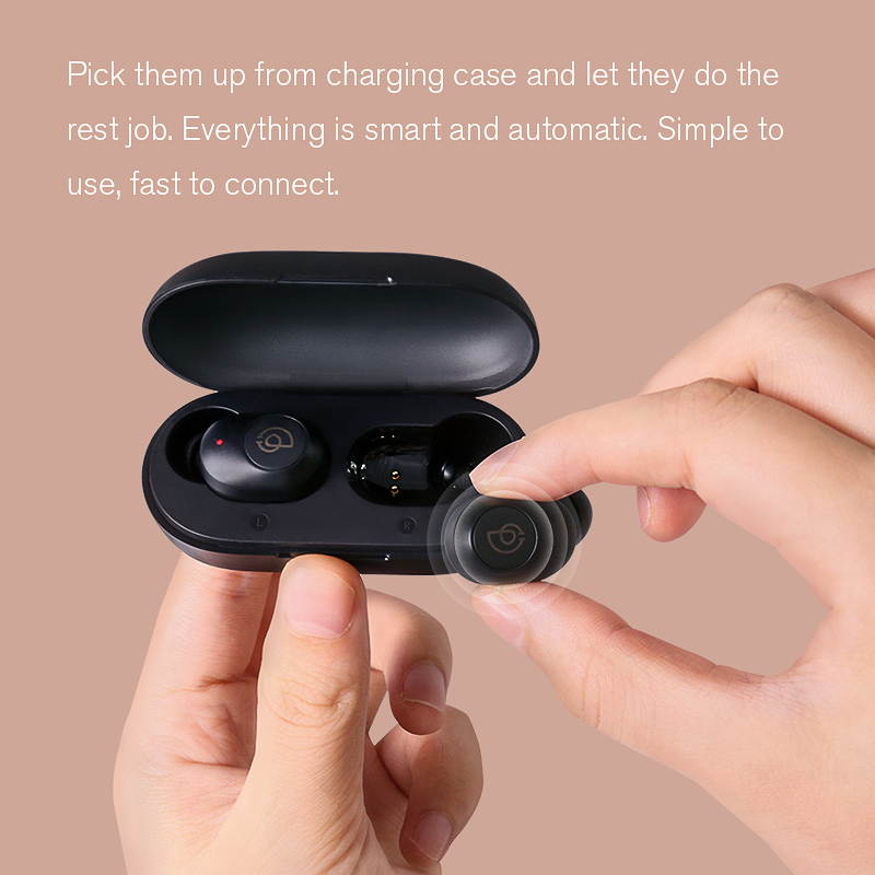 Haylou GT2S Bluetooth Earphones HIFI AAC Dual Connection Earbuds Automatic Pairing Mini TWS Wireless Headphone