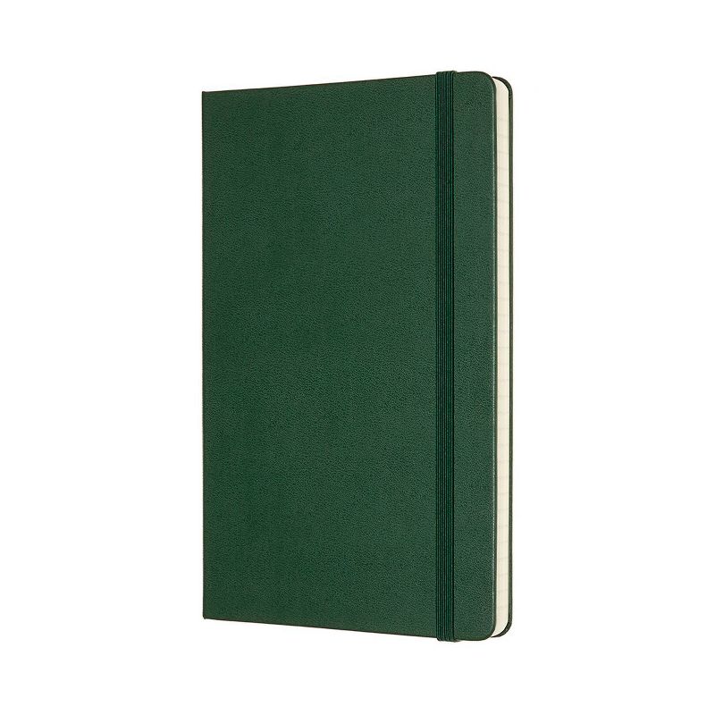 Moleskine Narrow Rule Notebook 8.25"x5" Hard Cover Large Classic Myrtle Green