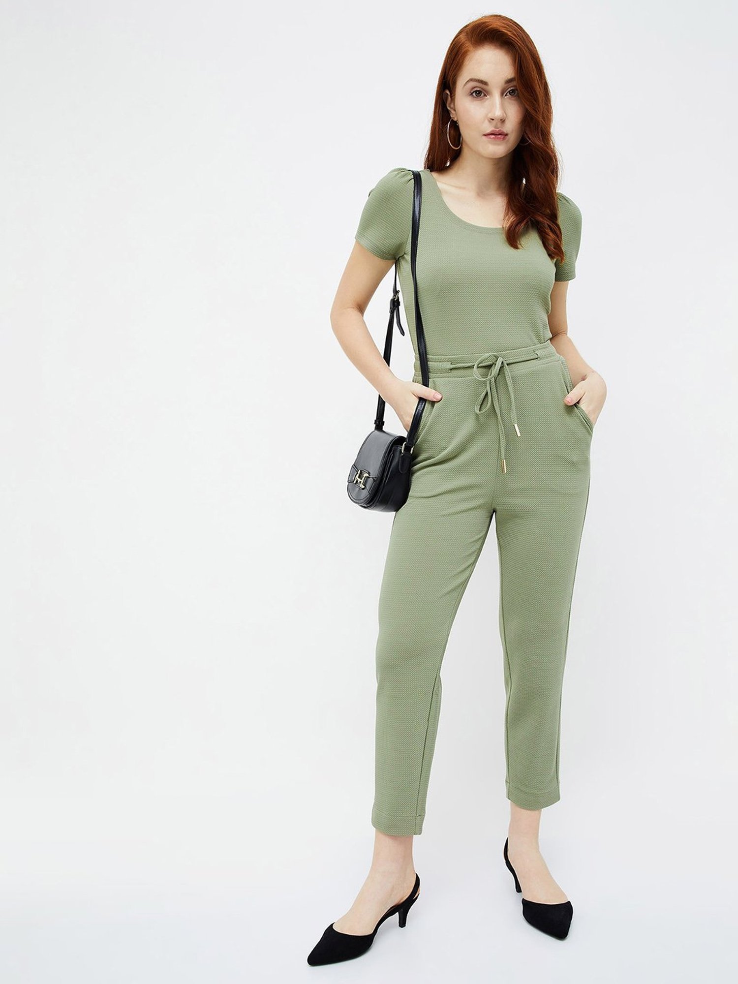 Code by Lifestyle Olive Regular Fit Top