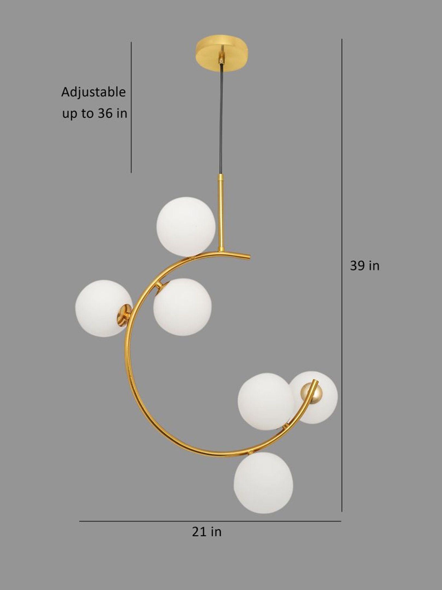 DecorativeRay Golden Chandiler - Set of 1