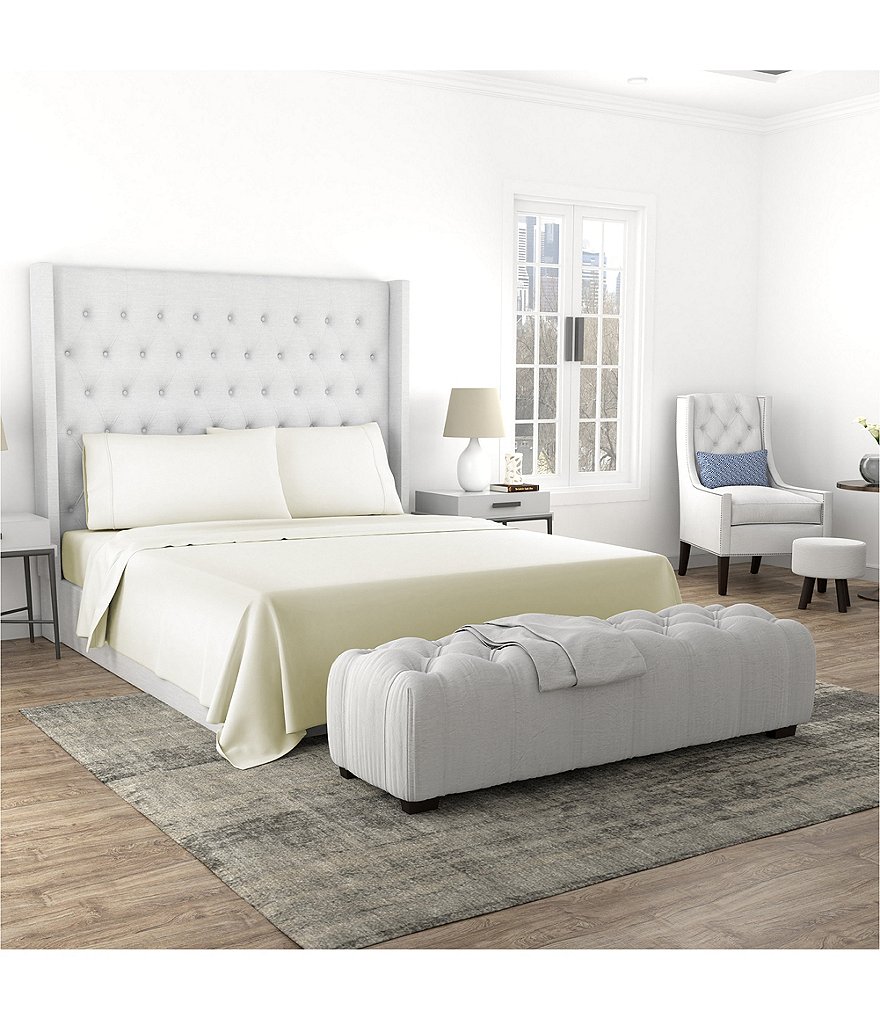 2 Pcs Standard 20"x26" Silk Satin Silky for Hair and Skin Pillowcase Black  - PiccoCasa