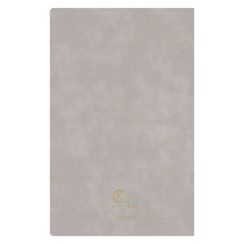 2021 The Everygirl Planner 5" x 8" Faux Leather Weekly/Monthly Bookbound Mist - Blue Sky