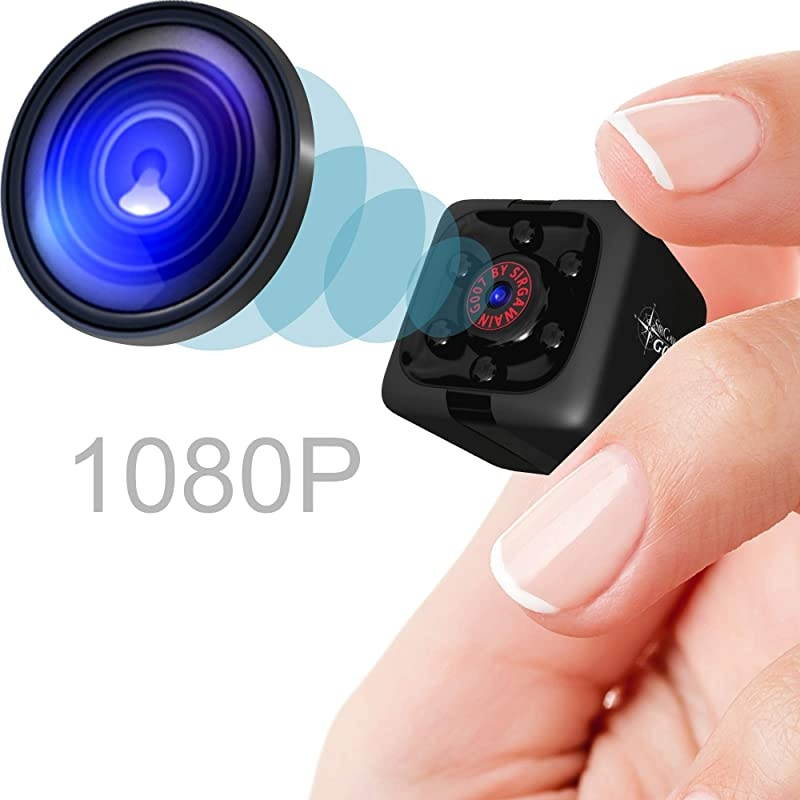 Spy Camera 1080P Hidden Camera | Portable Small HD Nanny Cam with Night Vision and Motion Detection | Perfect Indoor Covert Security Camera for Home and Office | Hidden Spy Cam | Builtin Battery