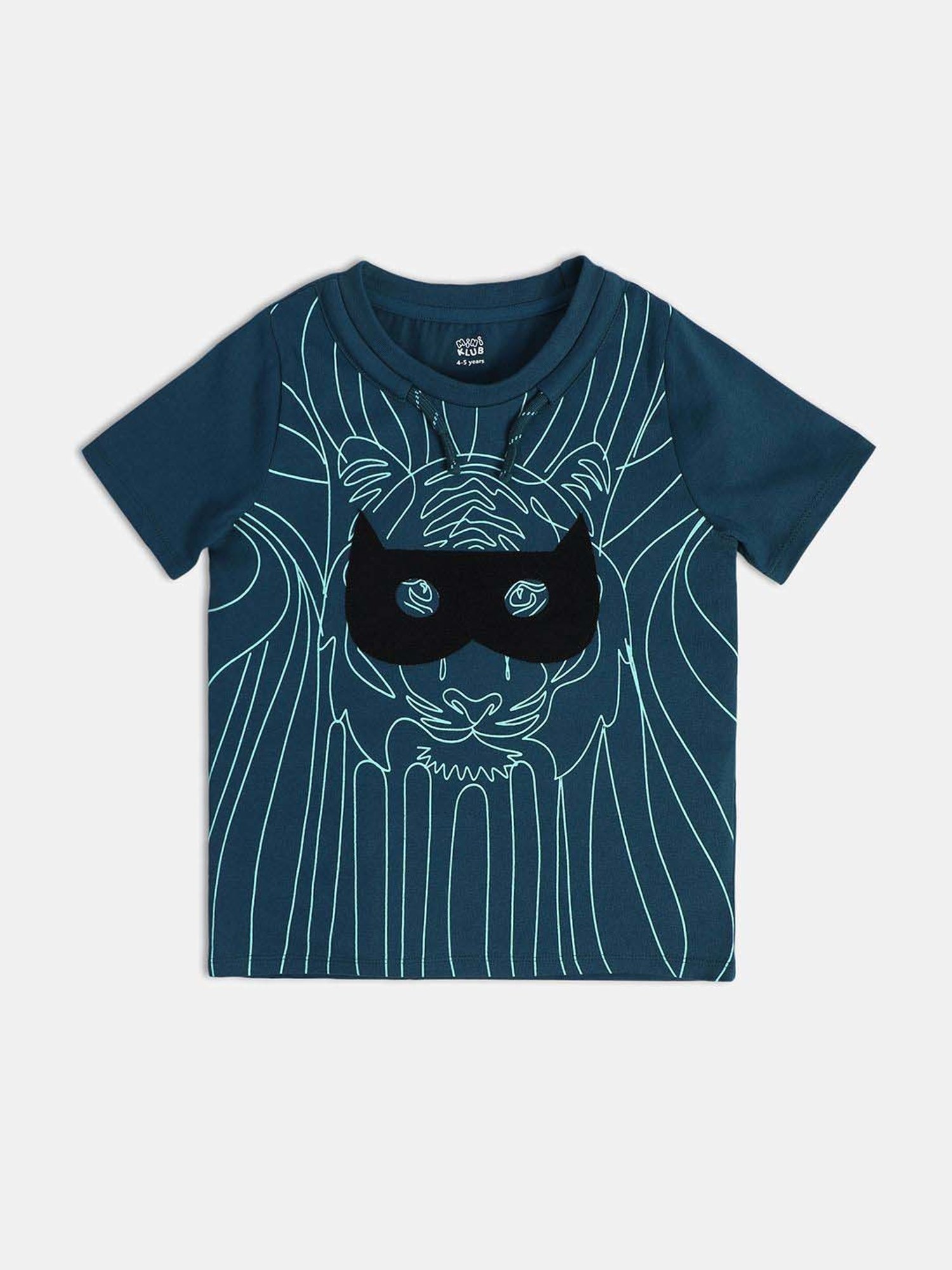 MINIKLUB Boys Blue Printed T-Shirt