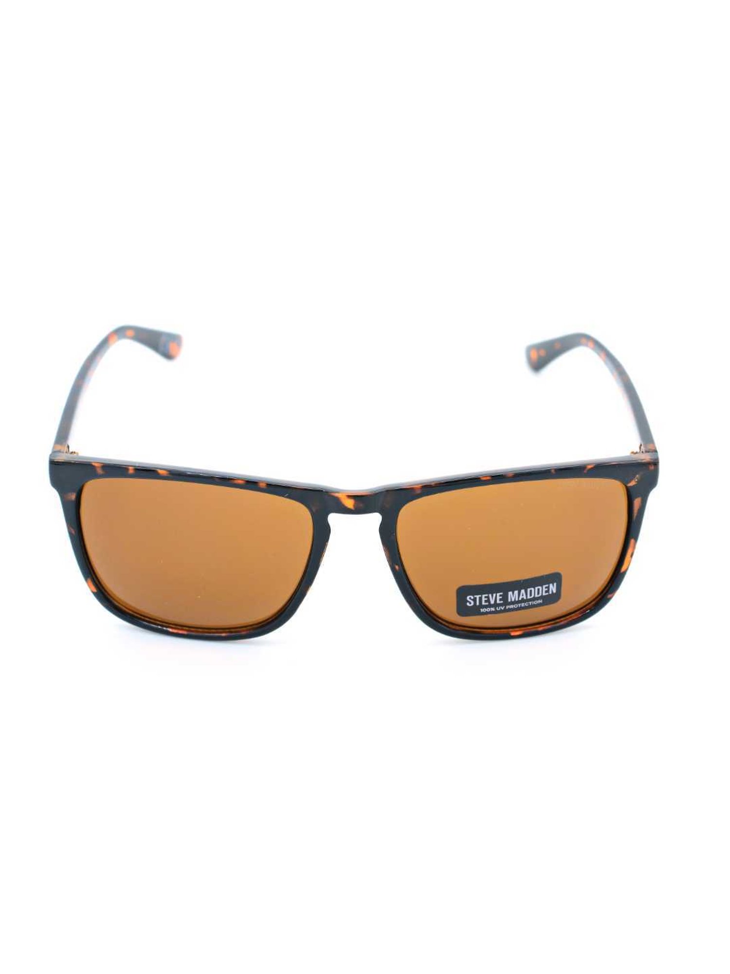 STEVE MADDEN Brown Oversize Irregular Sunglasses for Men