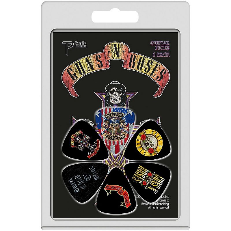 Perri's Guns N Roses Guitar Pick 6-Pack .71 mm 6 Pack