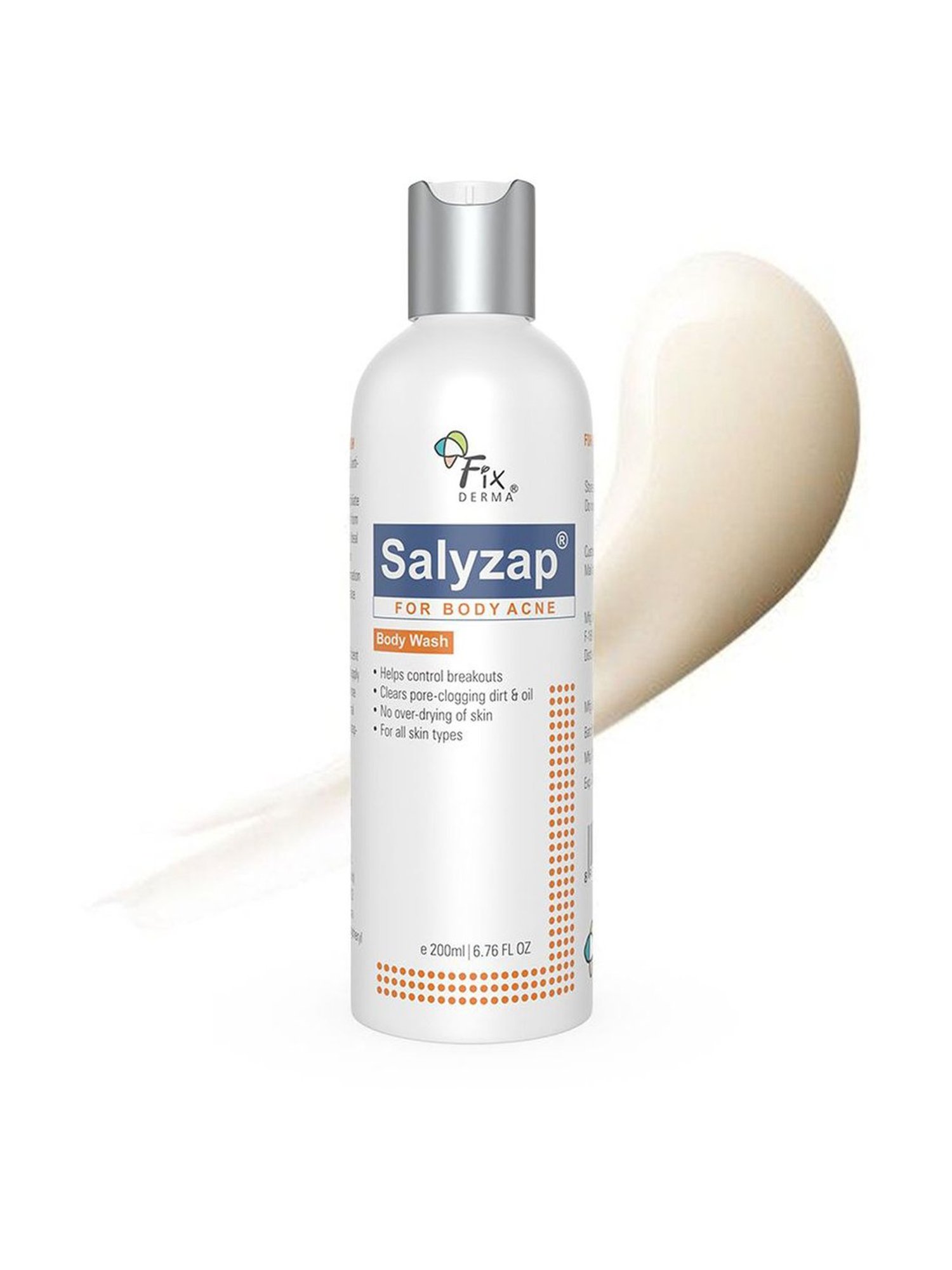 Fixderma Salyzap Acne Body Wash - 200 ml