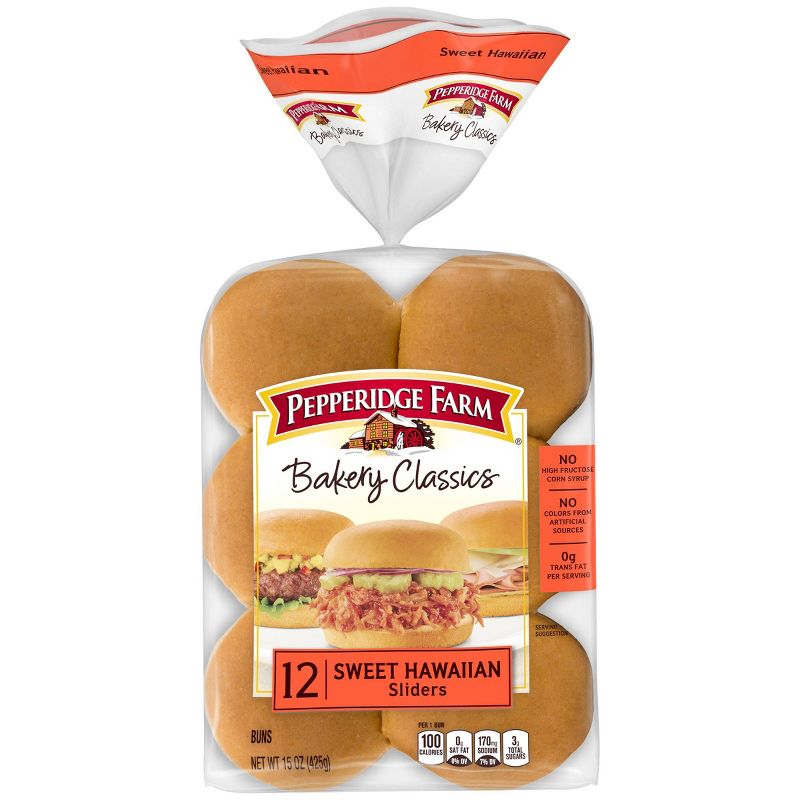 Pepperidge Farm Bakery Classics Sweet & Soft Slider Buns - 15oz/12ct