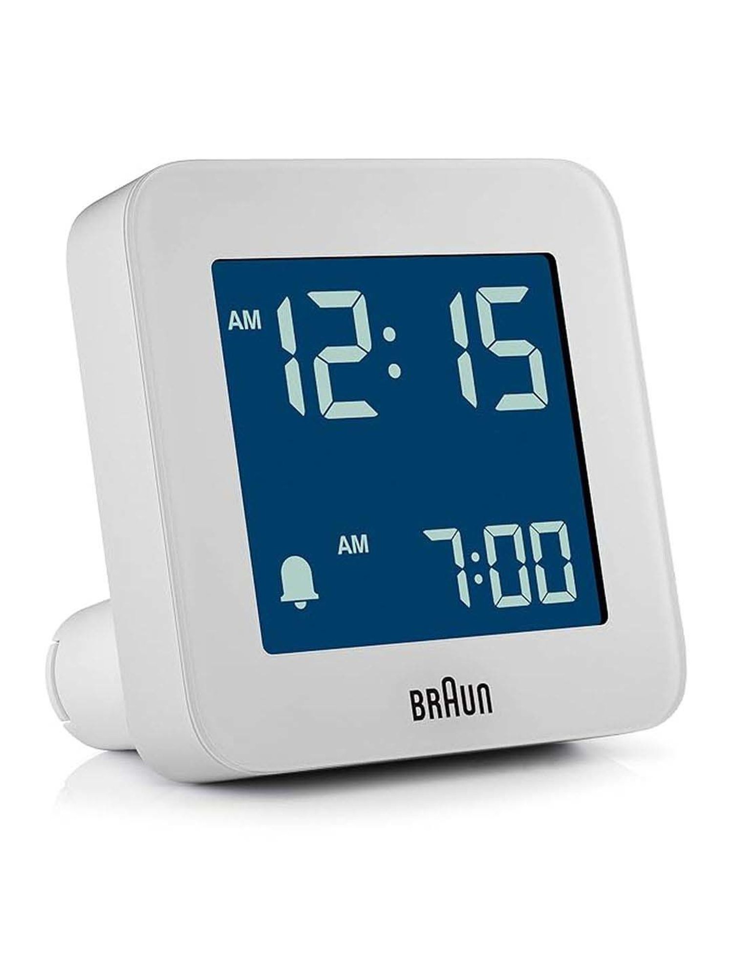 Braun White Digital Alarm Clock