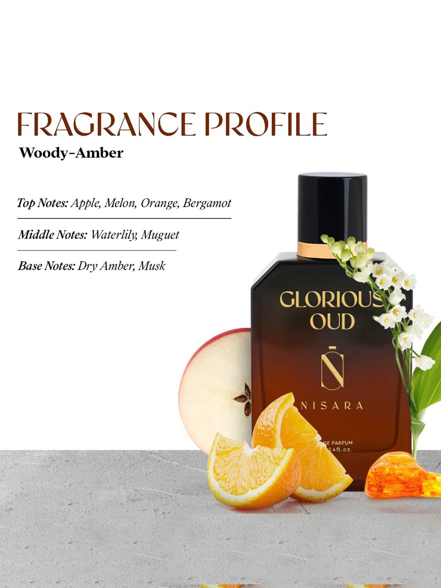 NISARA Glorious Oud Eau de Parfum - 100 ml