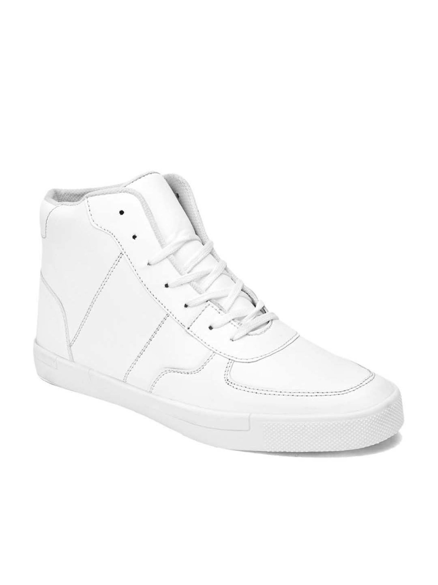 Giorgio Men's White Ankle High Sneakers