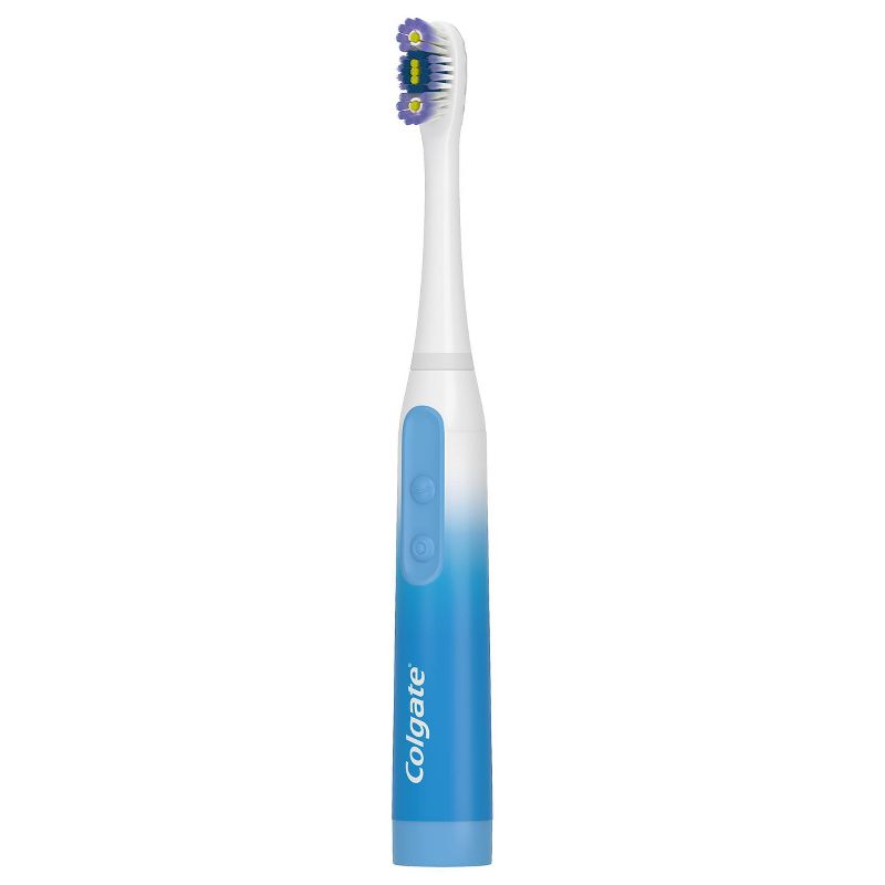 Colgate 360 Floss Tip Deep Reach Bristles Sonic Powered Battery Toothbrush - Soft - 1ct