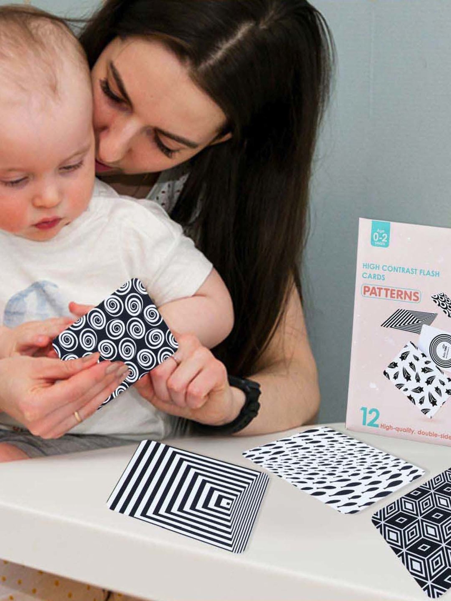 Baby Moo Kids Green 3Flash Cards