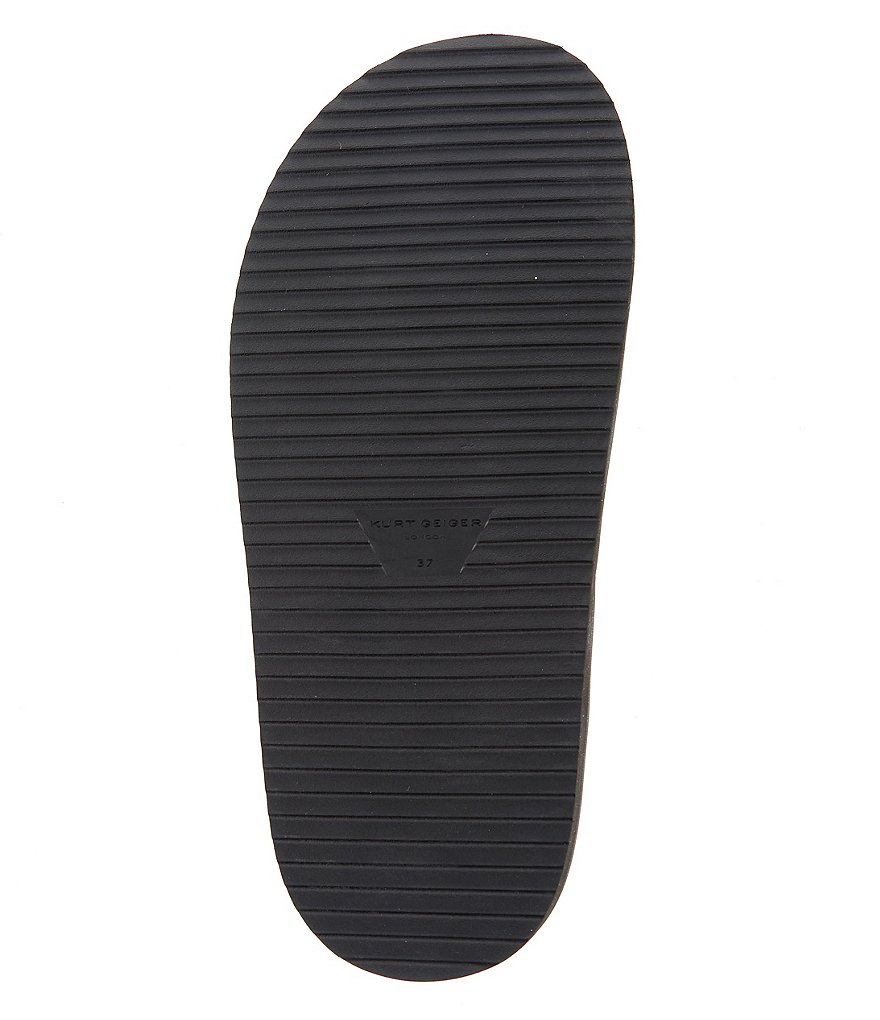 Kurt Geiger London Orson Strappy Leather Footbed Sandals