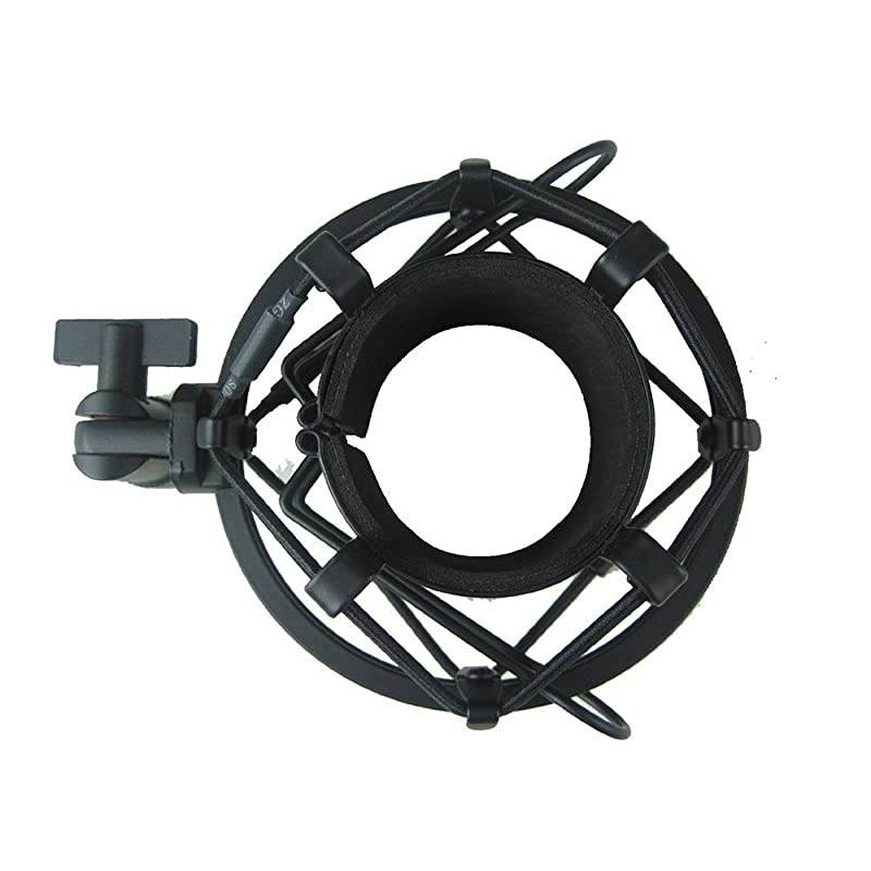 Anti Vibration Suspension Microphone Shock Mount Holder ClipBlack