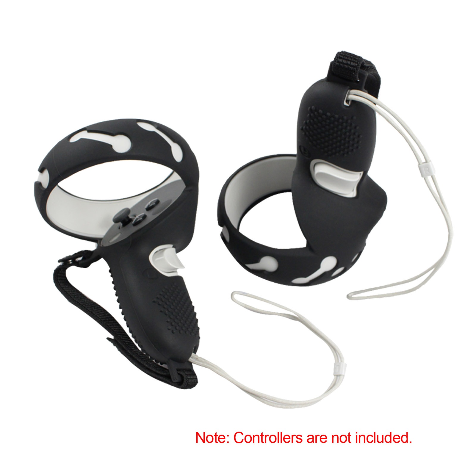2 Pairs Oculus Quest 2 Elite Washable Silicone Handle Protective Cover