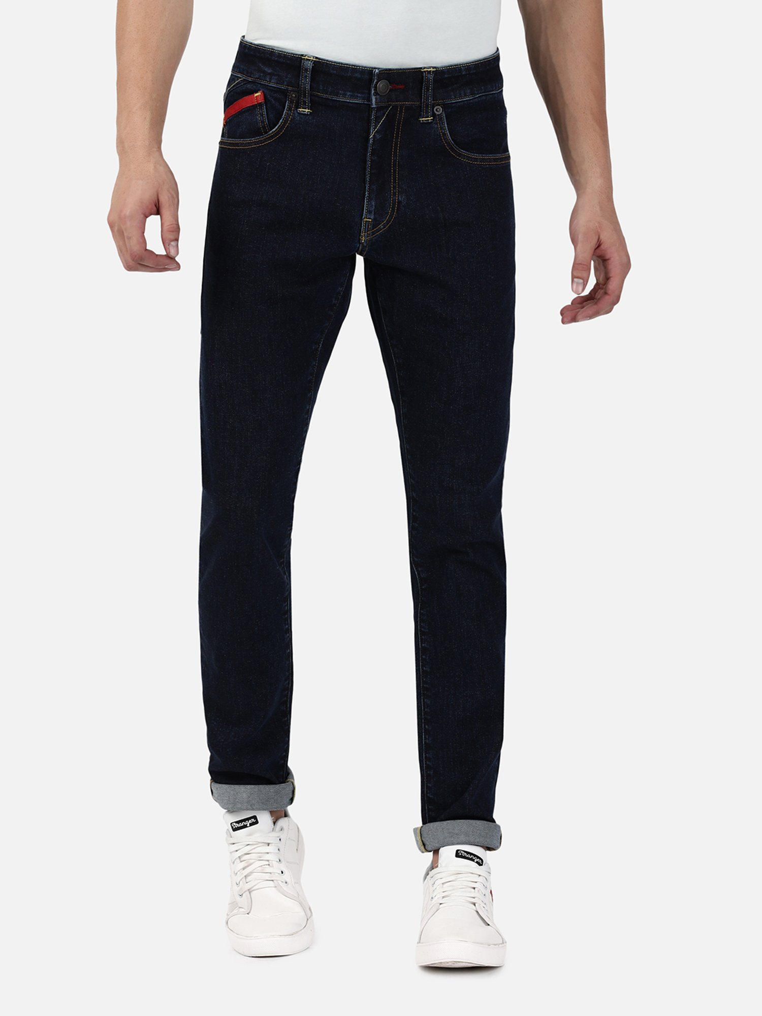 Passion Blue Slim Fit Lightly Washed Jeans