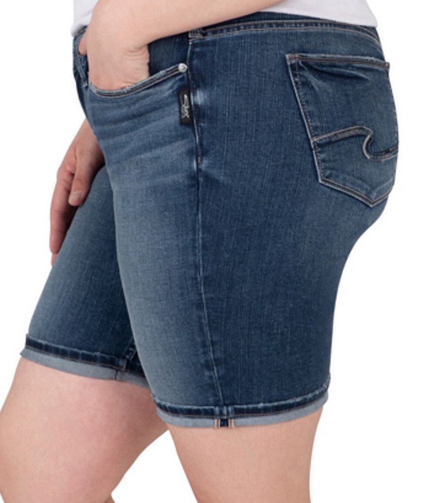 Vince Camuto Plus Size Tencel Drawstring Shorts