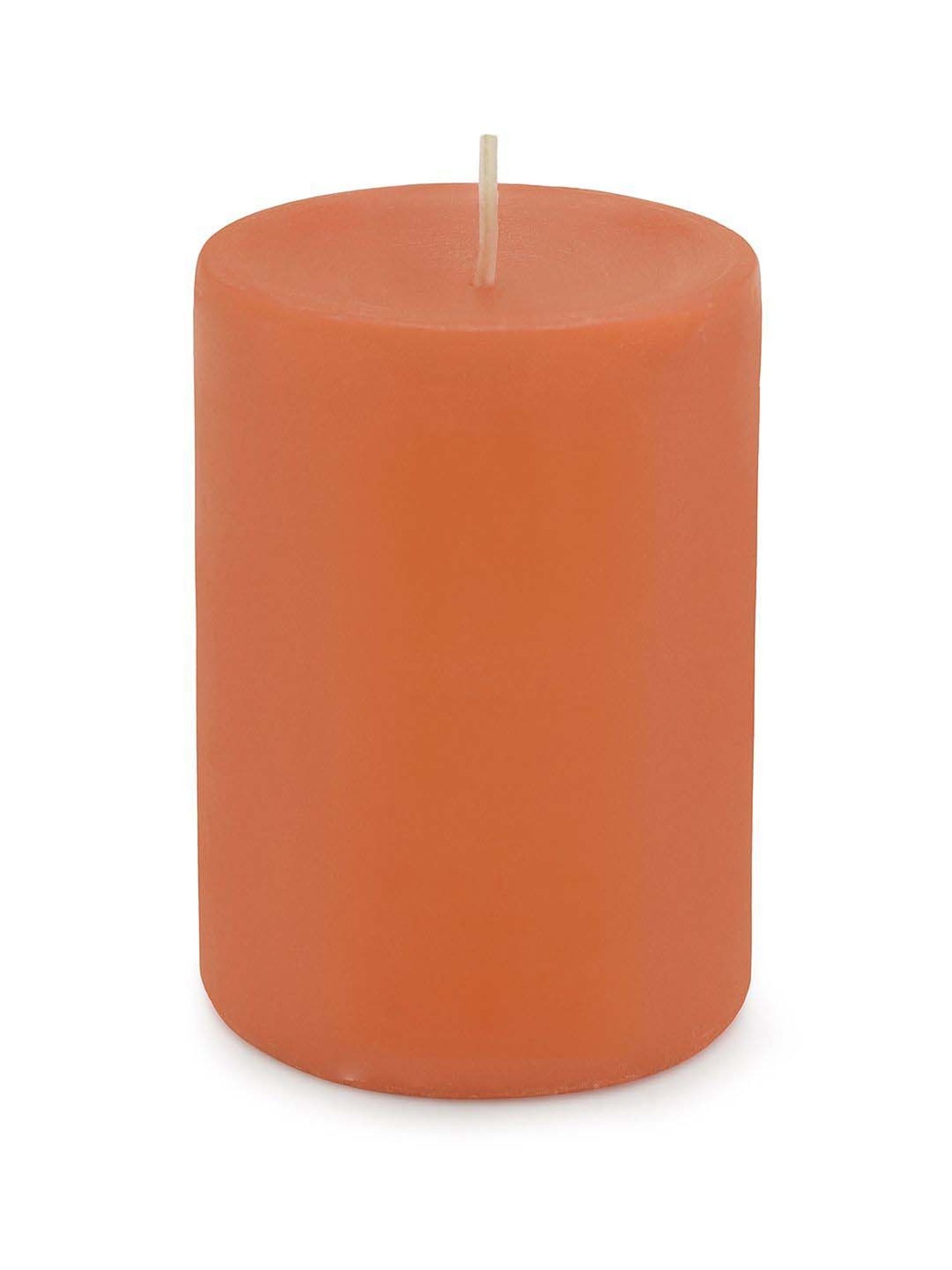 Pure Home and Living Orange Vanilla Fluer Large Pillar Candle