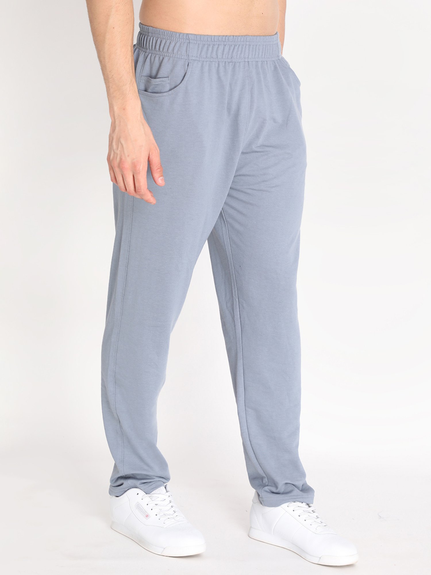 Chkokko Slate Grey Regular Fit Trackpants