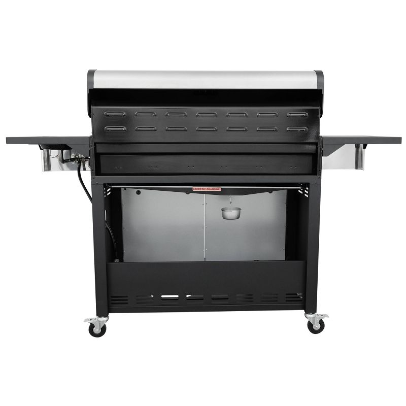 Kenmore 6-Burner XL Grill with Side Propane Gas Burner PG-40611S0L