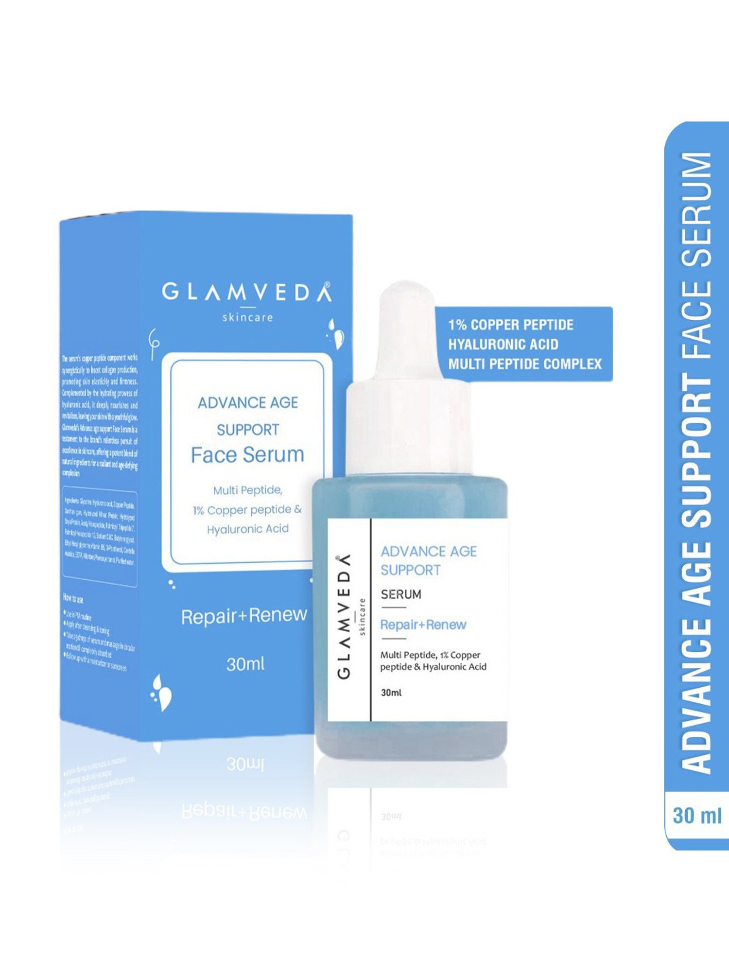 Glamveda Advance Age Support Face Serum - 30 ml