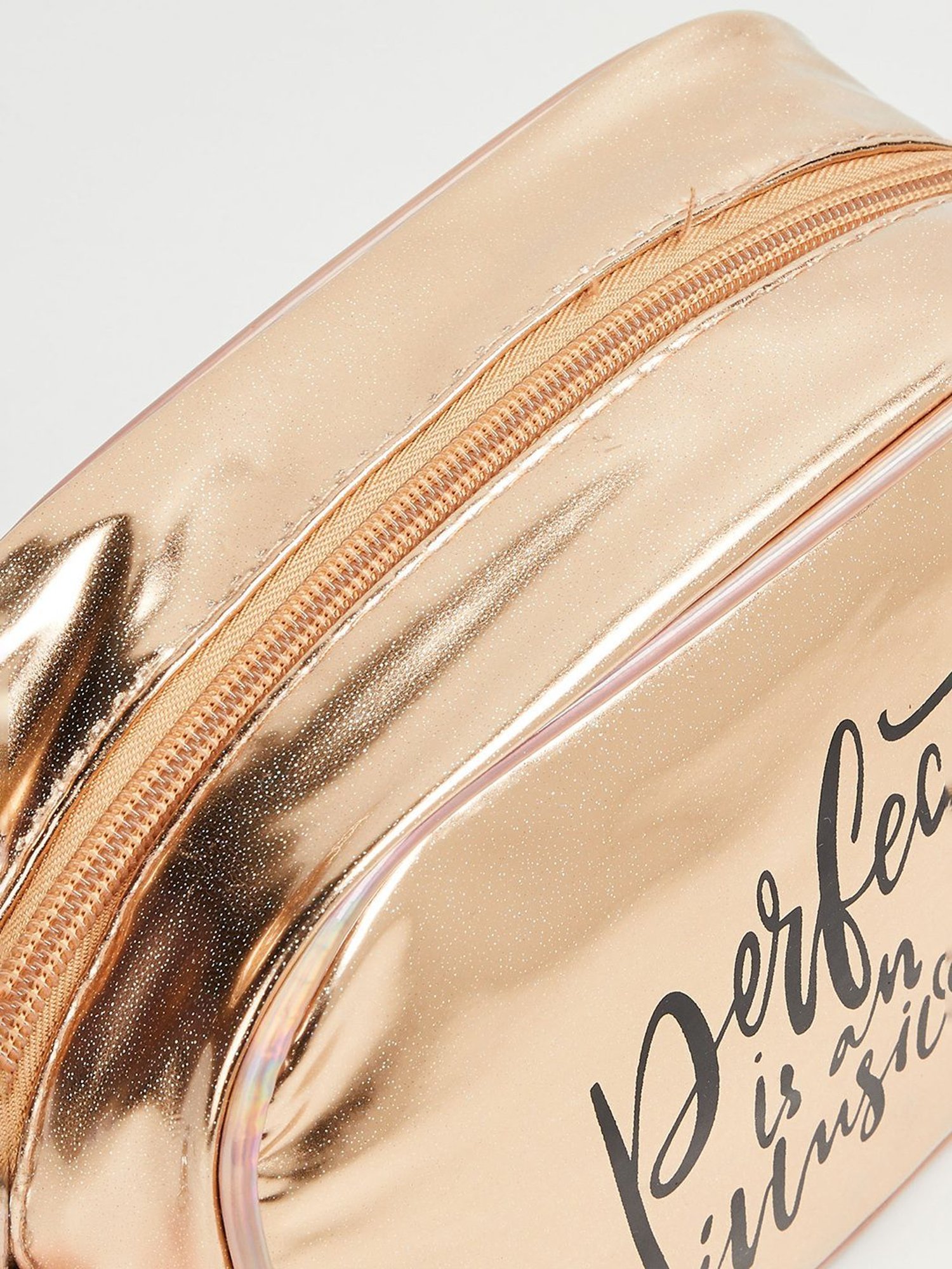 Ginger by Lifestyle Peach Shimmer Pouch