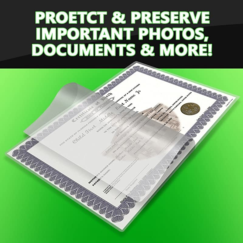 200-Pieces Universal Thermal Laminating Pouches