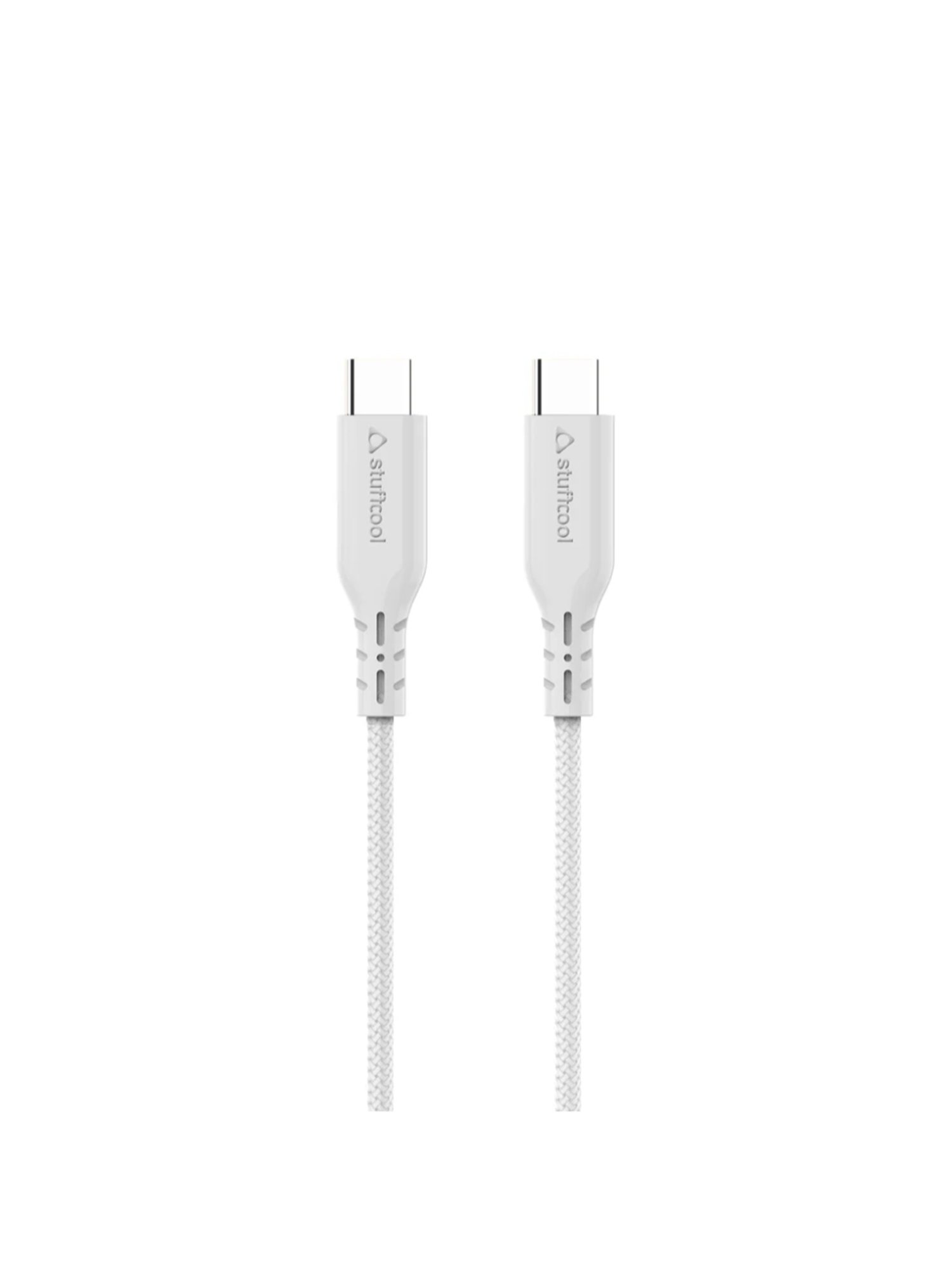 Stuffcool Alto C Cable Fast USB C 100W (White)