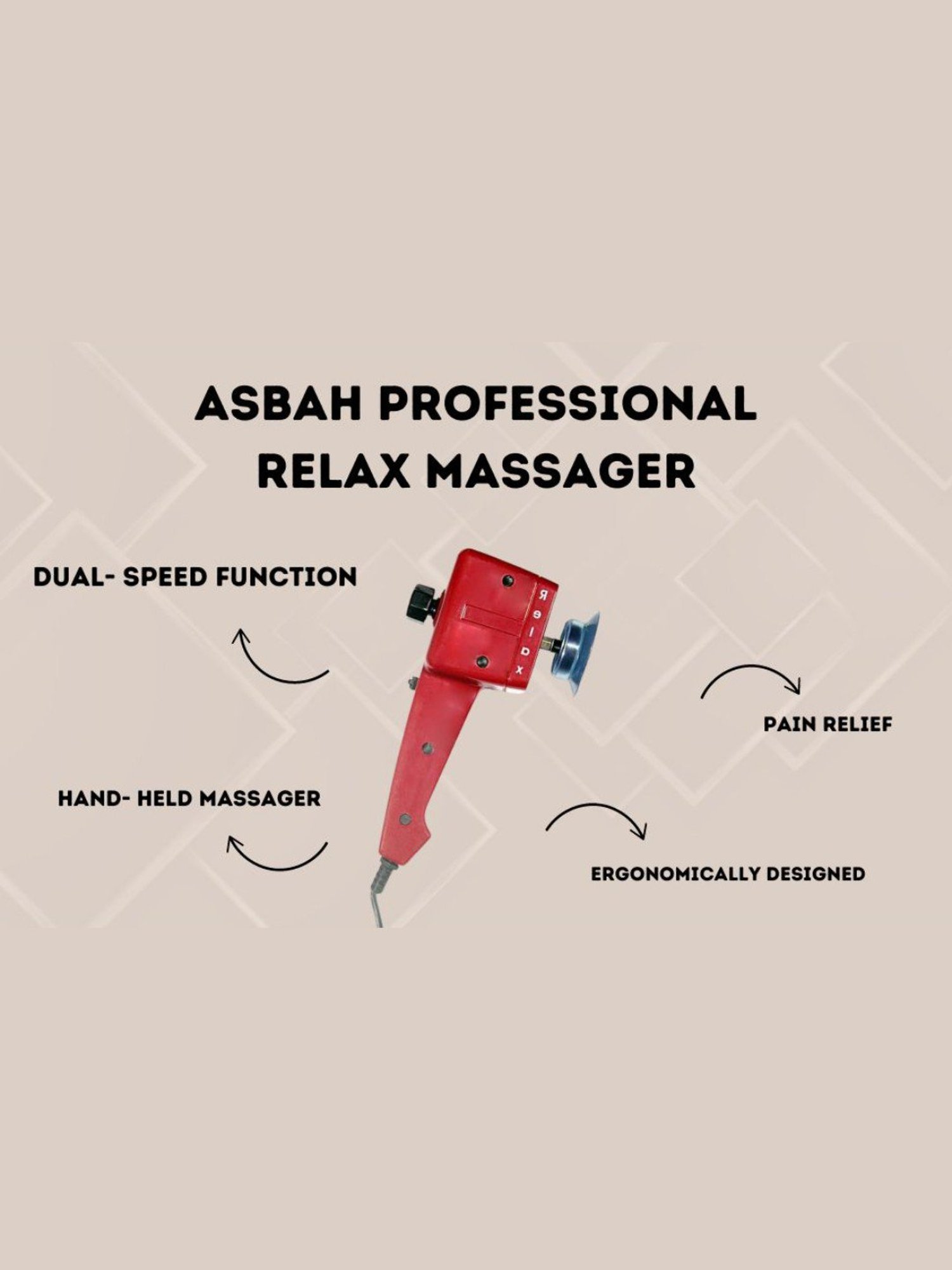 Asbah Professional Relax Massager Machine