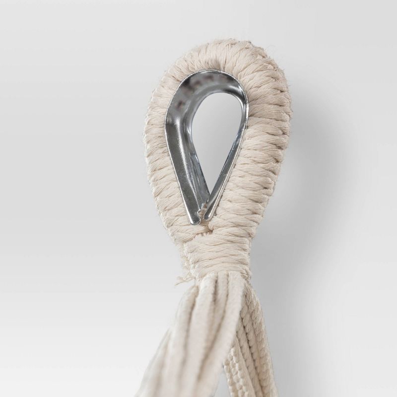 Pillowtop Hammock Chair with Spreader Bar Navy Tropical Leaf - Threshold™