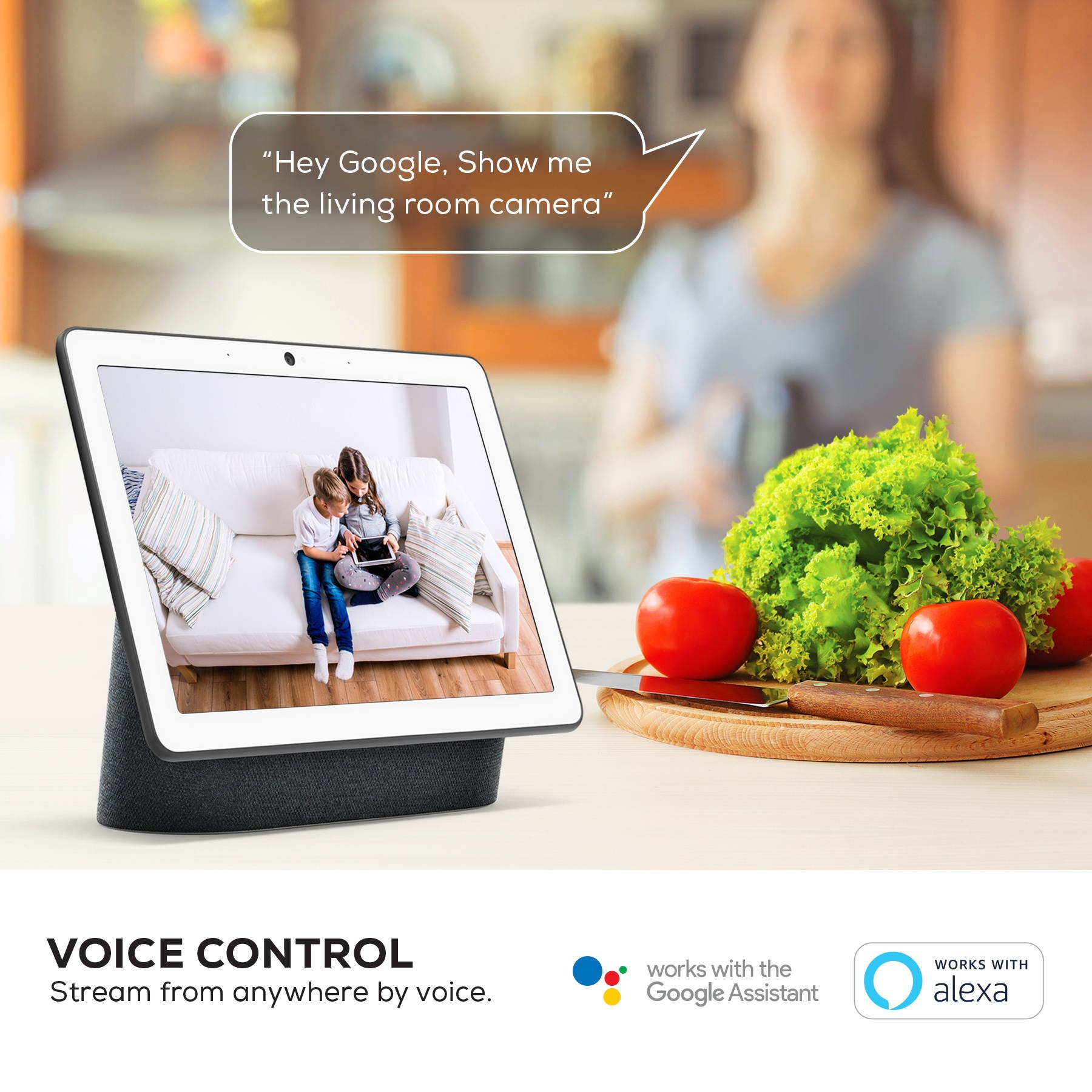 1080p HD Smart Wi-Fi Security Camera ( 2-Pack)