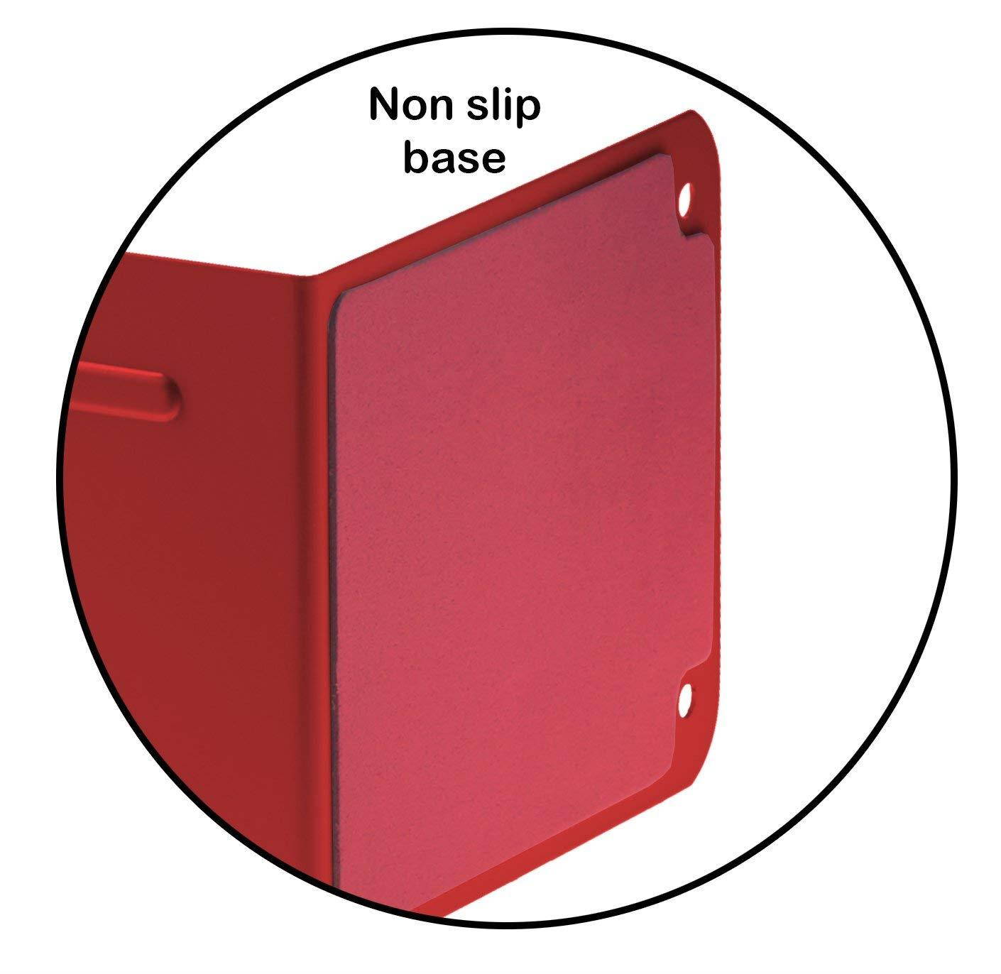 Acrimet Jumbo Premium Bookends 9" (Red Color) (1 Pair)