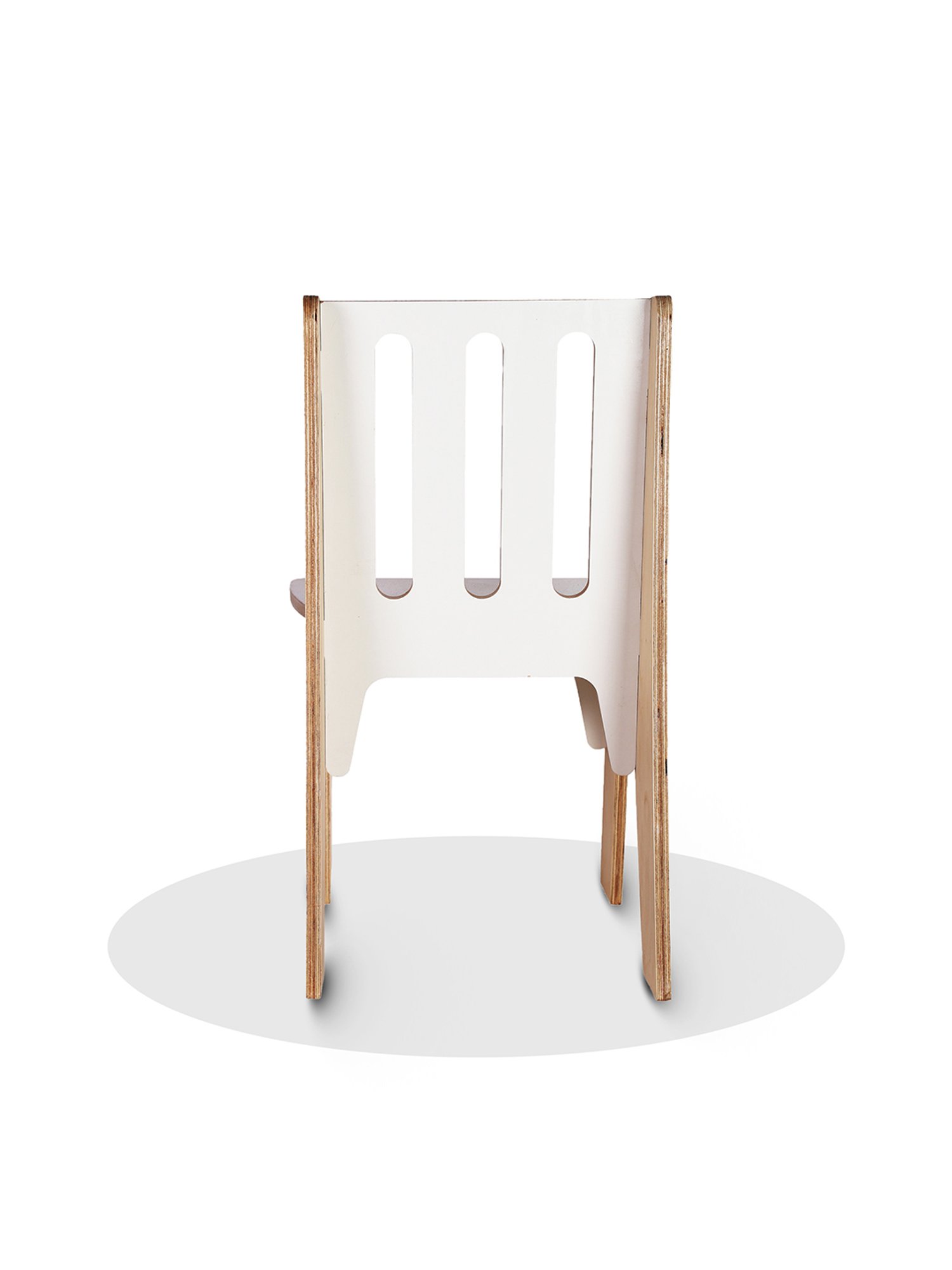 Kiddery Natural Wooden Montessori Inspired Chair (Age 3-8 Years)