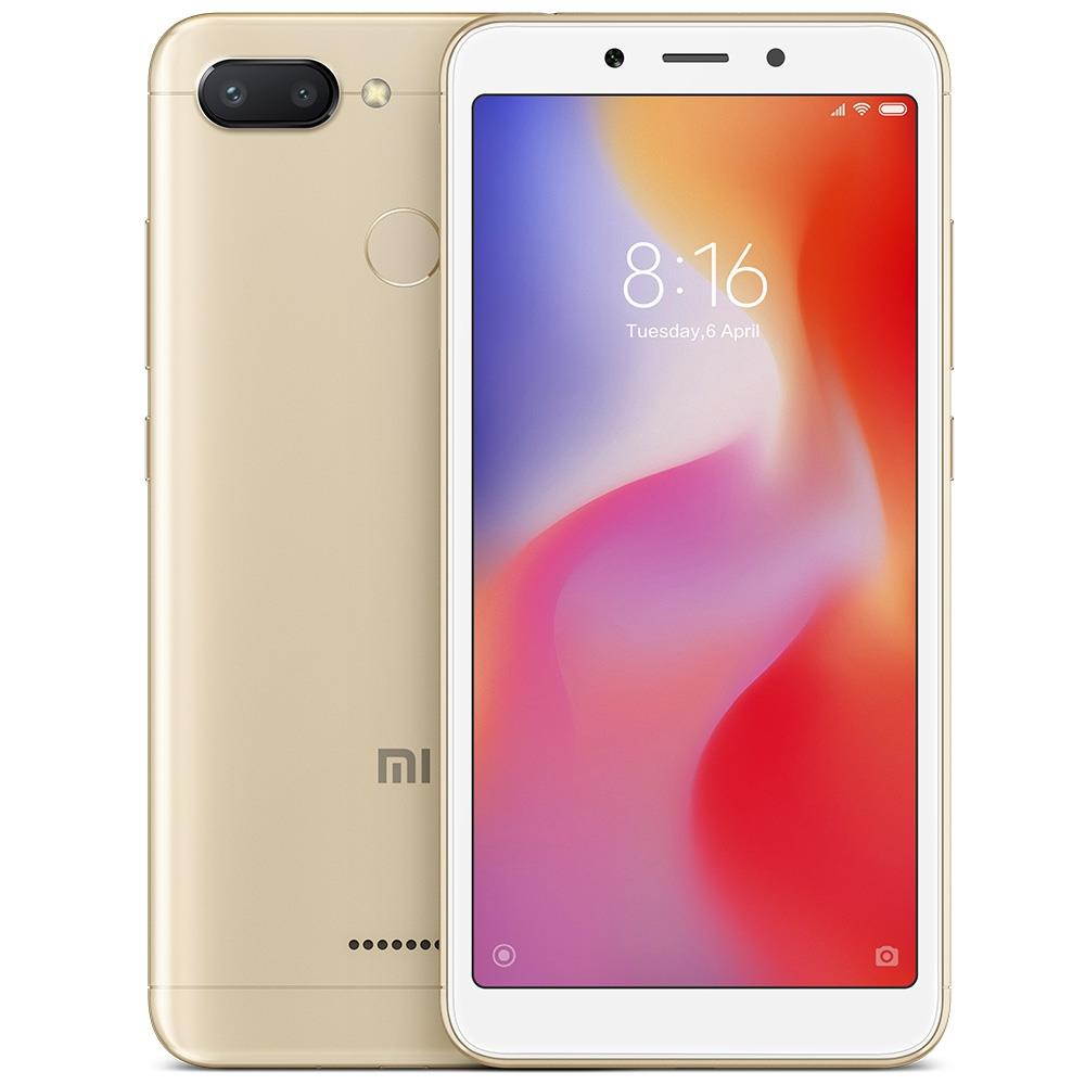 Xiaomi Redmi 6 4G Smartphone 5.45 inch Android 8.1 Helio P22 Octa Core 2.0GHz 4GB RAM 64GB ROM 12.0MP + 5.0MP Rear Camera Fingerprint Sensor 3000mAh Built-in Li-ion