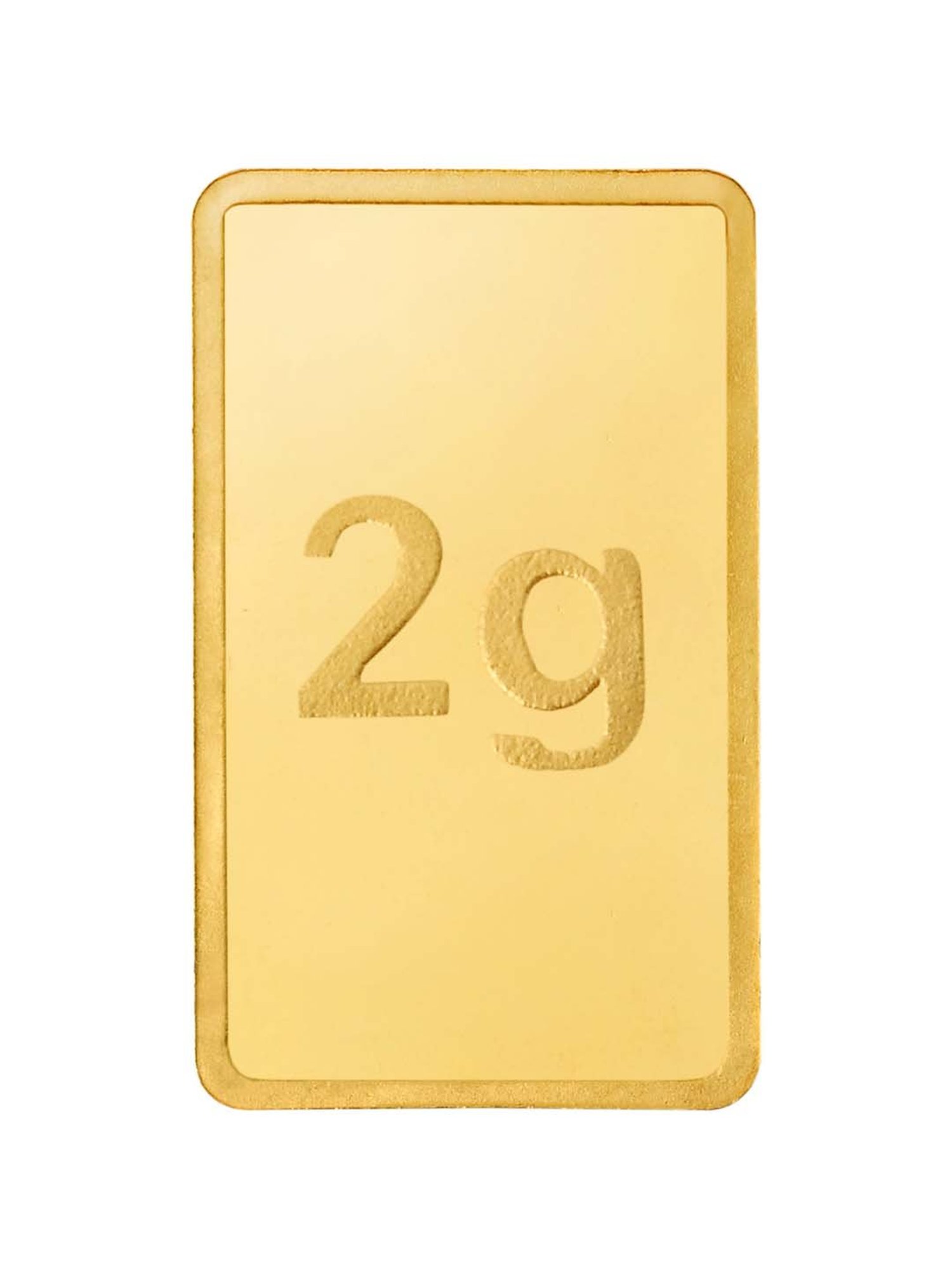 Bangalore Refinery 24k (999.9) 2gm Gold Bar
