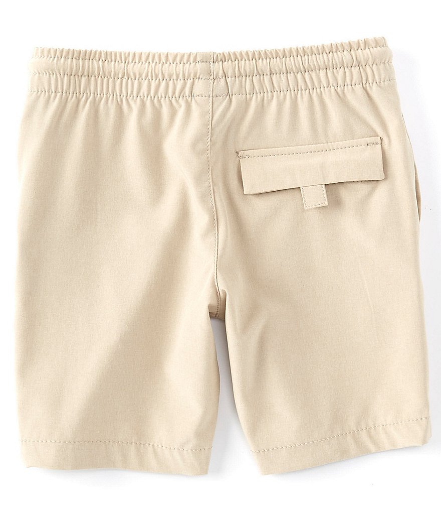 First Wave Little Boys 2T-7 Pull-On Crosshatch Synthetic Shorts