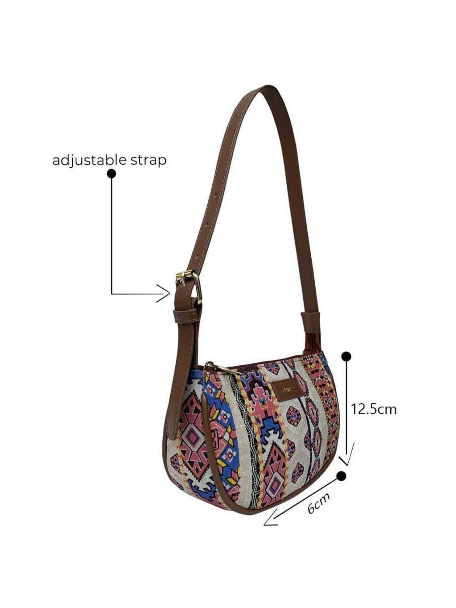 BELWABA Multicolor Printed Small Shoulder Bag