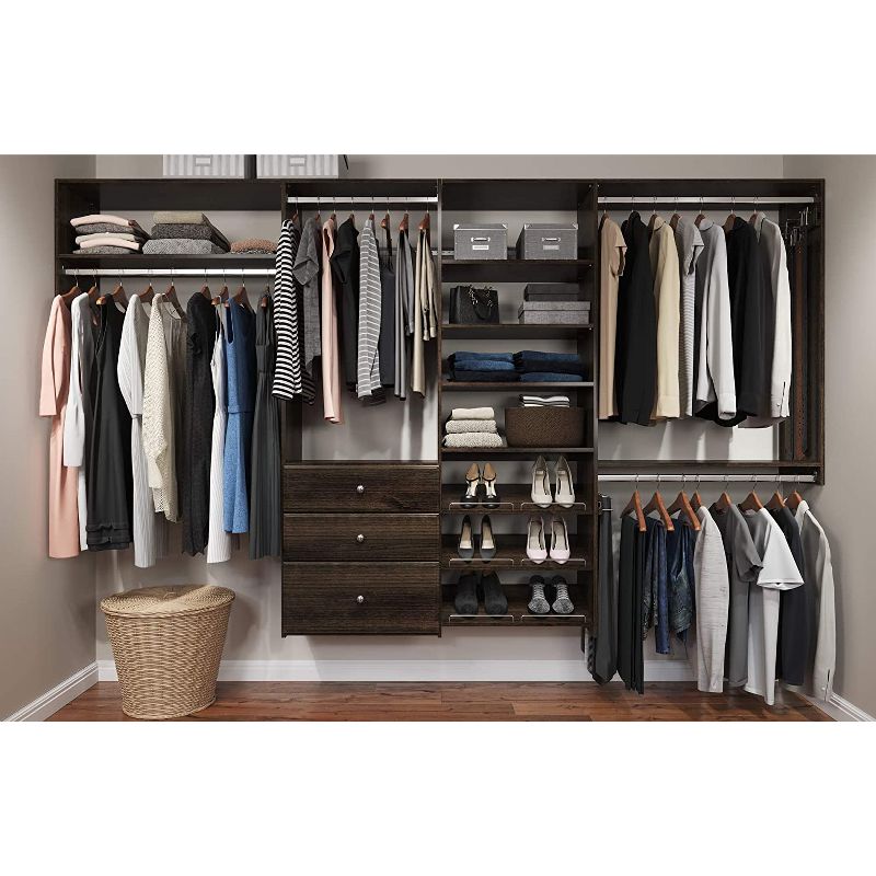 Home Basics Storage Closet with Shelving