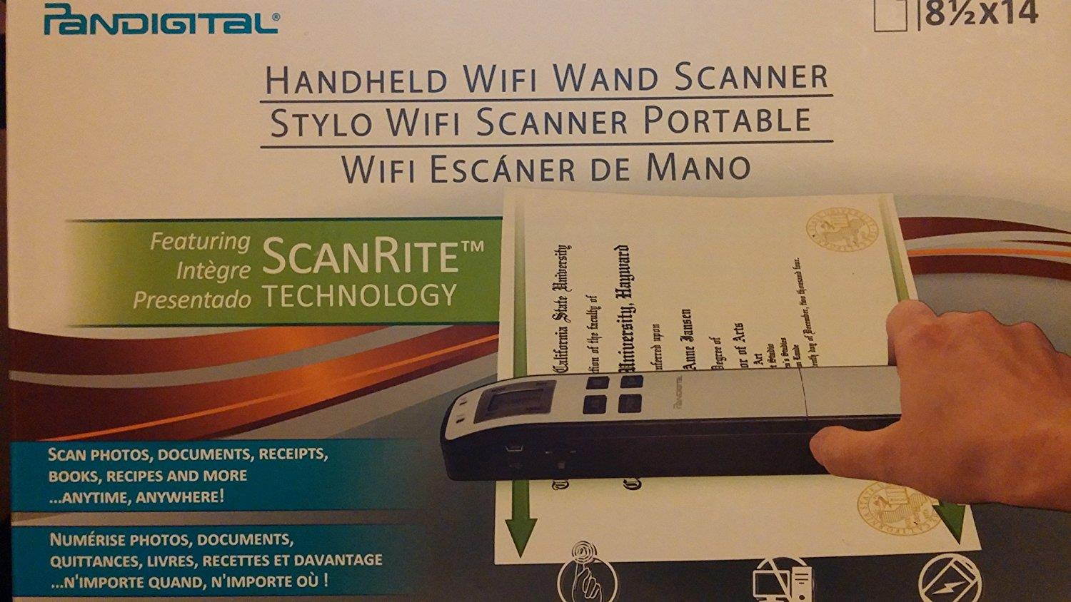 Pandigital Wifi Wand Scanner